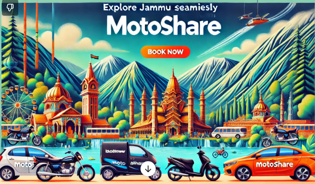 Explore Jammu Seamlessly with Motoshare: Your Go-To Platform for Bike & Car Rentals